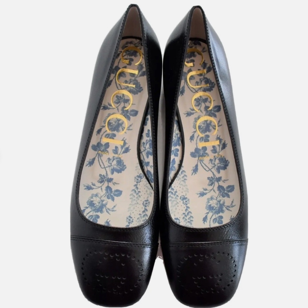 Gucci Hills Logo Ballet Interlocking G Flat